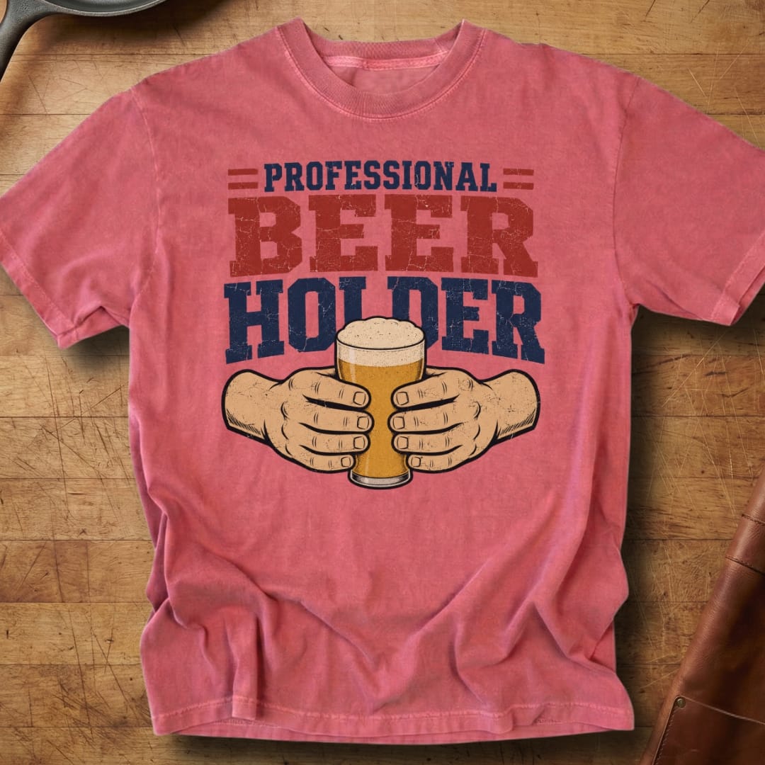 Pro Beer Holder — Premium Tee