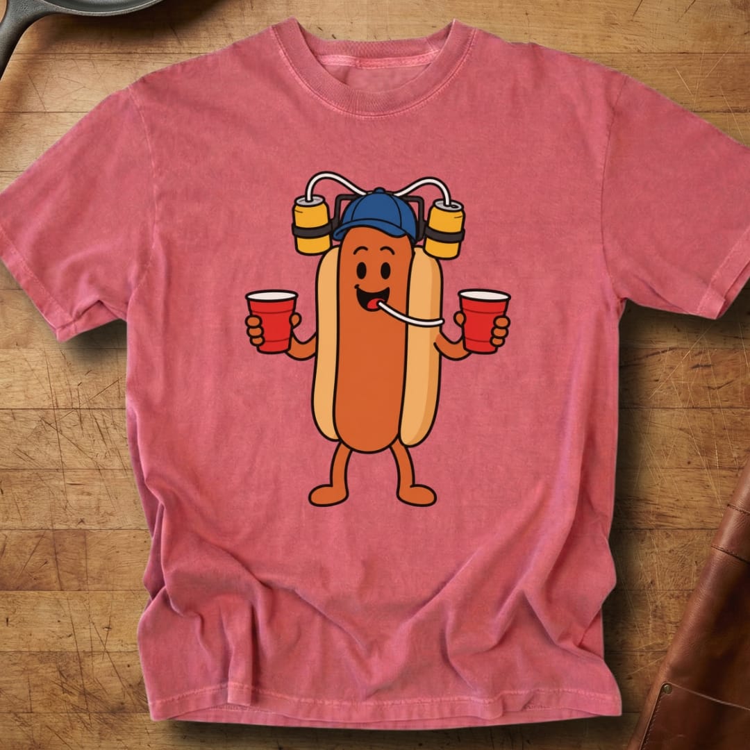 Hotdog Here to Party — Premium Tee