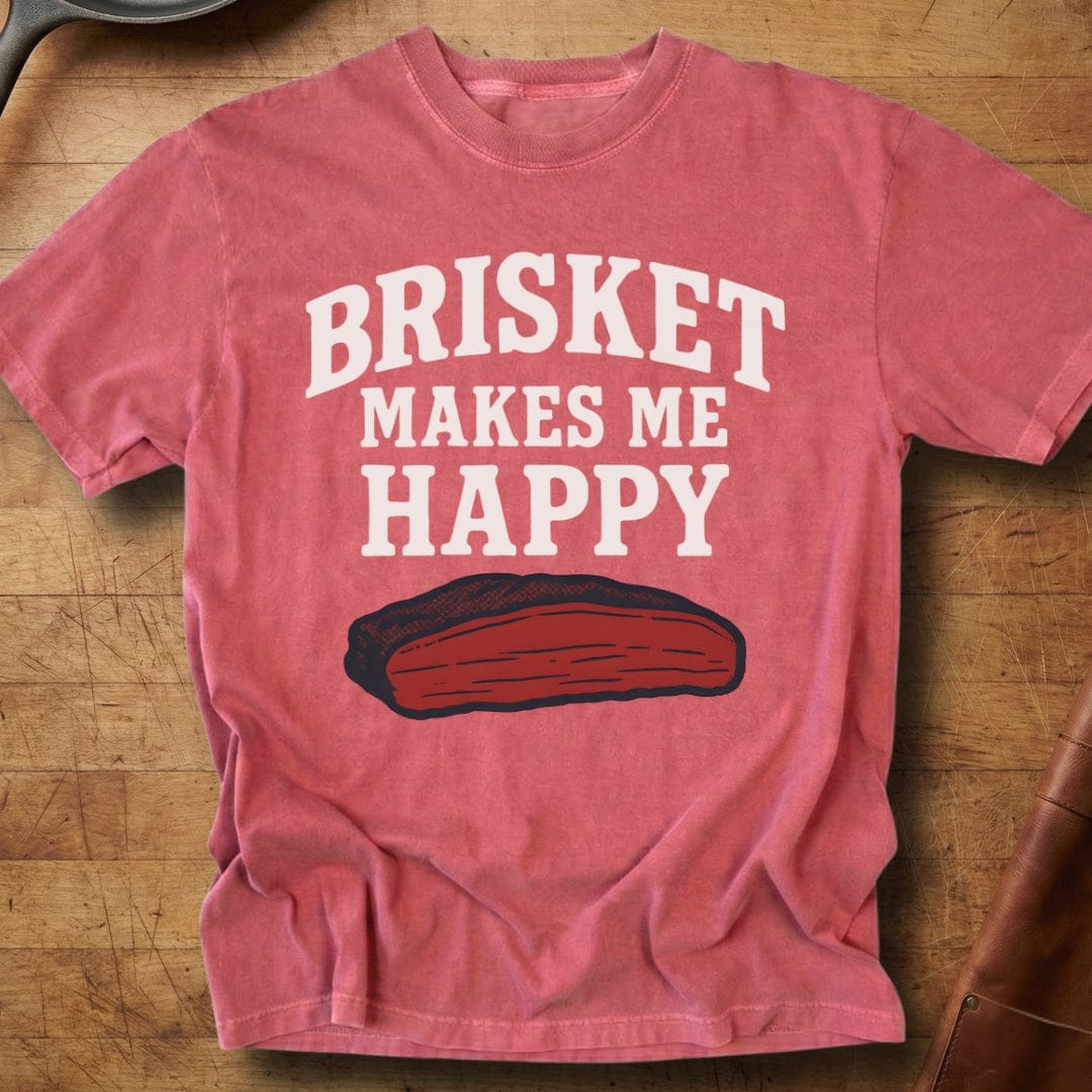 Brisket Makes Me Happy — Premium Tee