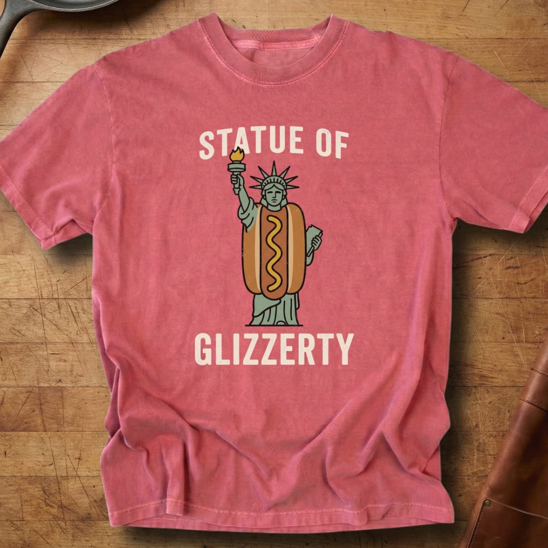 Statue of Glizzerty — Premium Tee