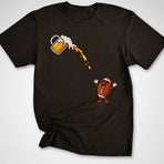 Football Beer Chug T-Shirt