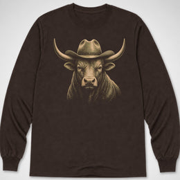 Cowboy Bull — Long Sleeve Tee