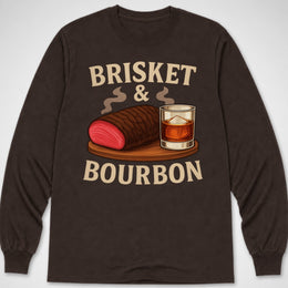 Brisket & Bourbon — Long Sleeve Tee