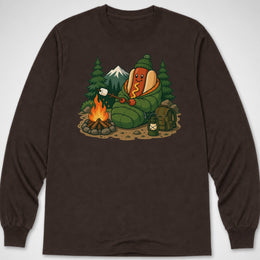 Camping Dog — Long Sleeve Tee