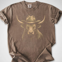 Cowboy Bull — Premium Tee