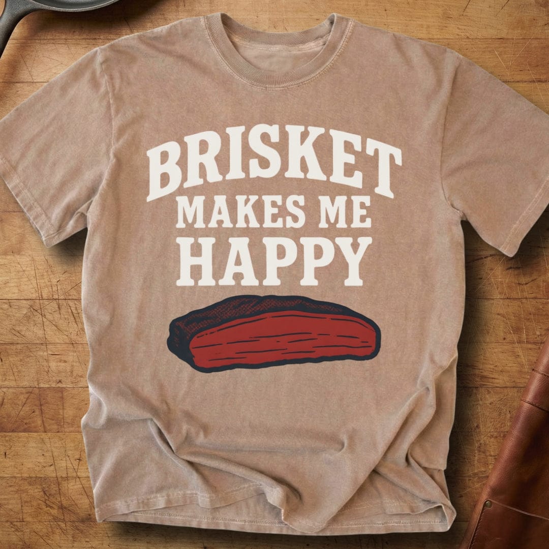 Brisket Makes Me Happy — Premium Tee