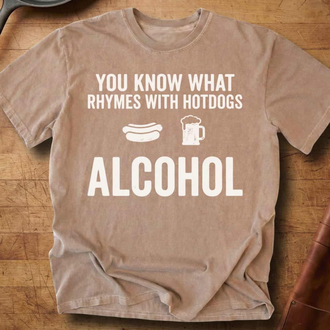 Hotdog Rhyme — Premium Tee