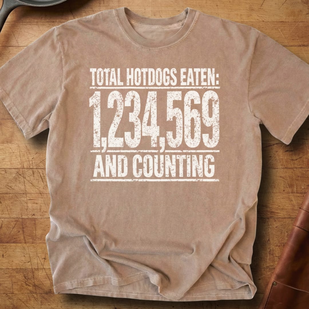 Total Hotdogs Eaten — Premium Tee