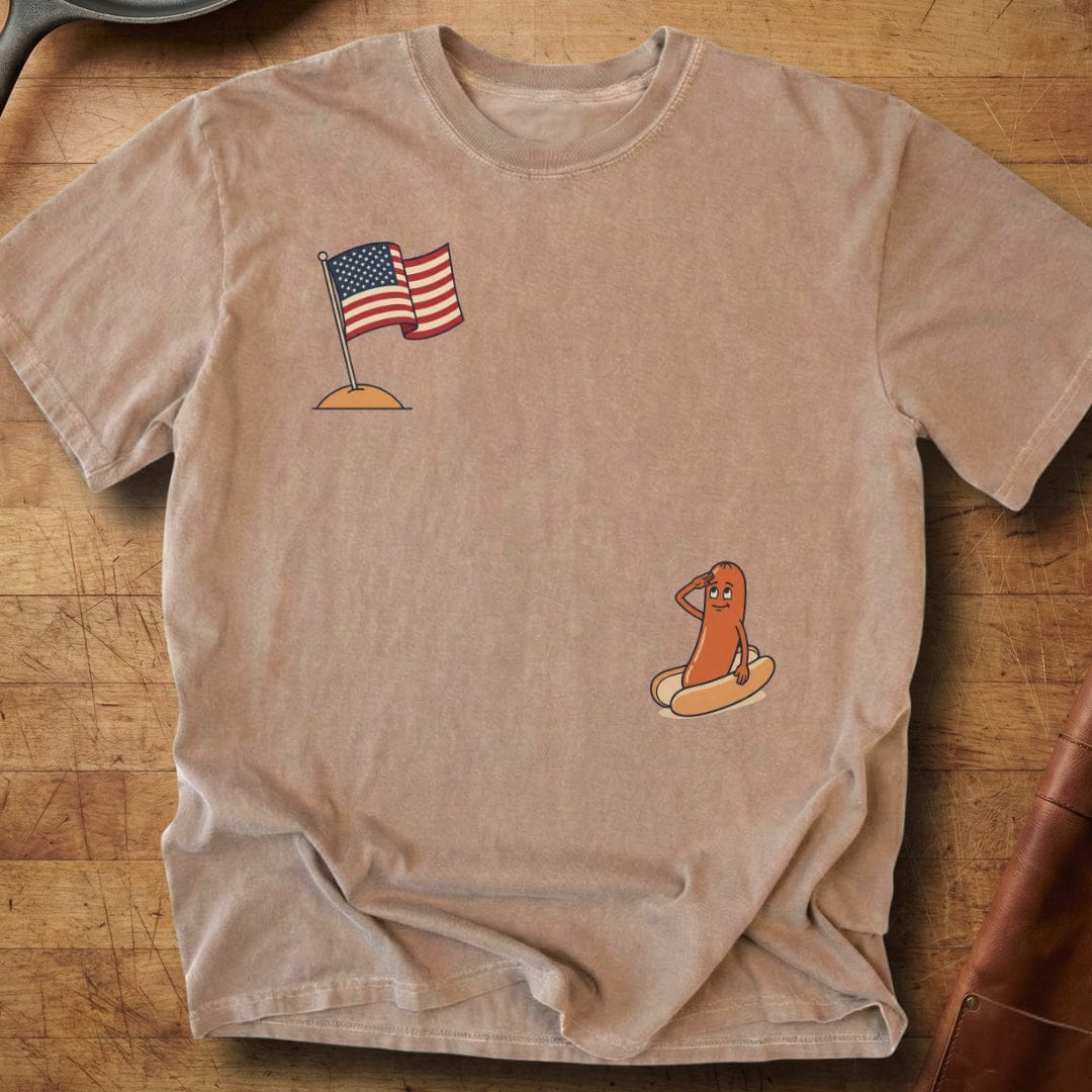Hotdog Salute — Premium Tee