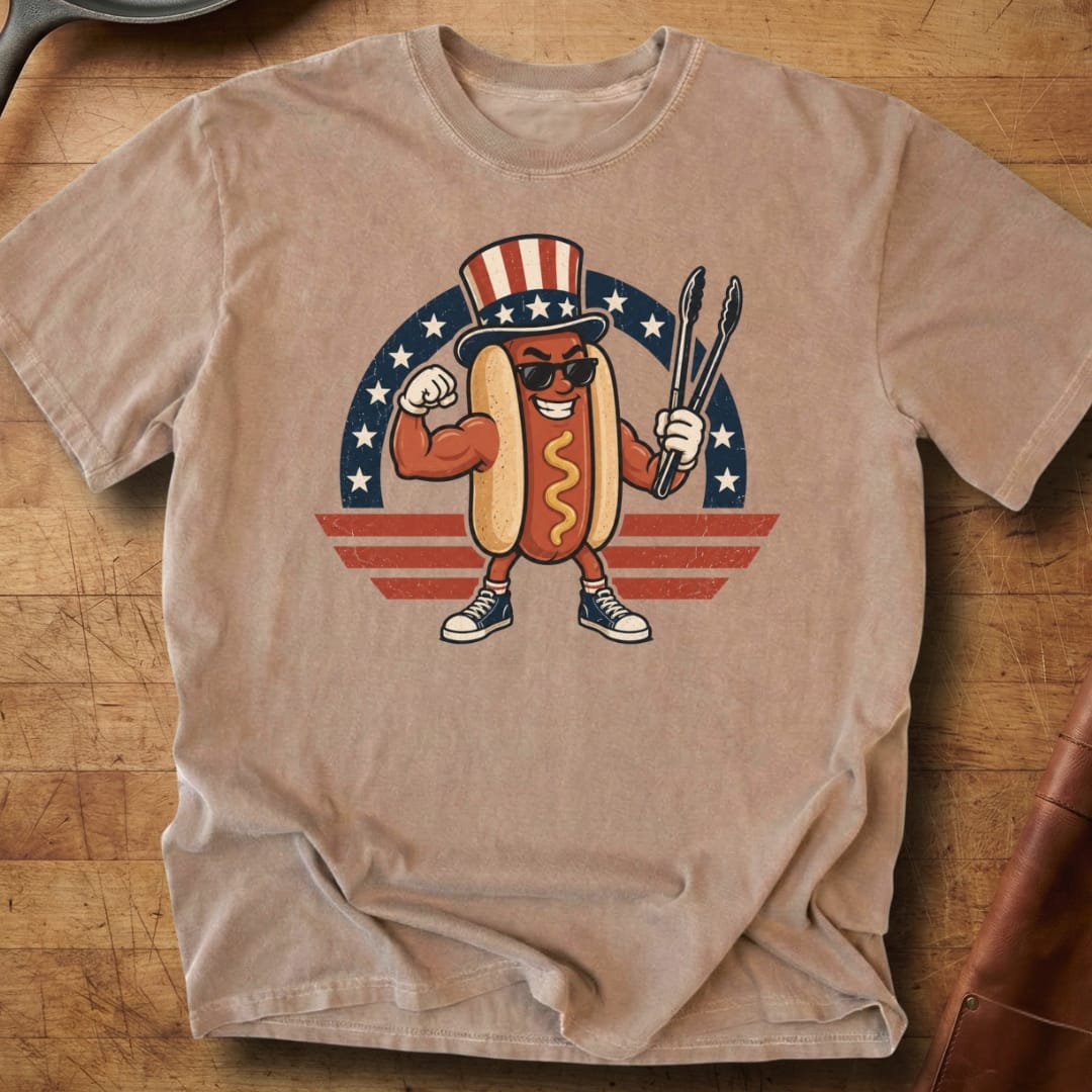 Flexin' Dog — Premium Tee