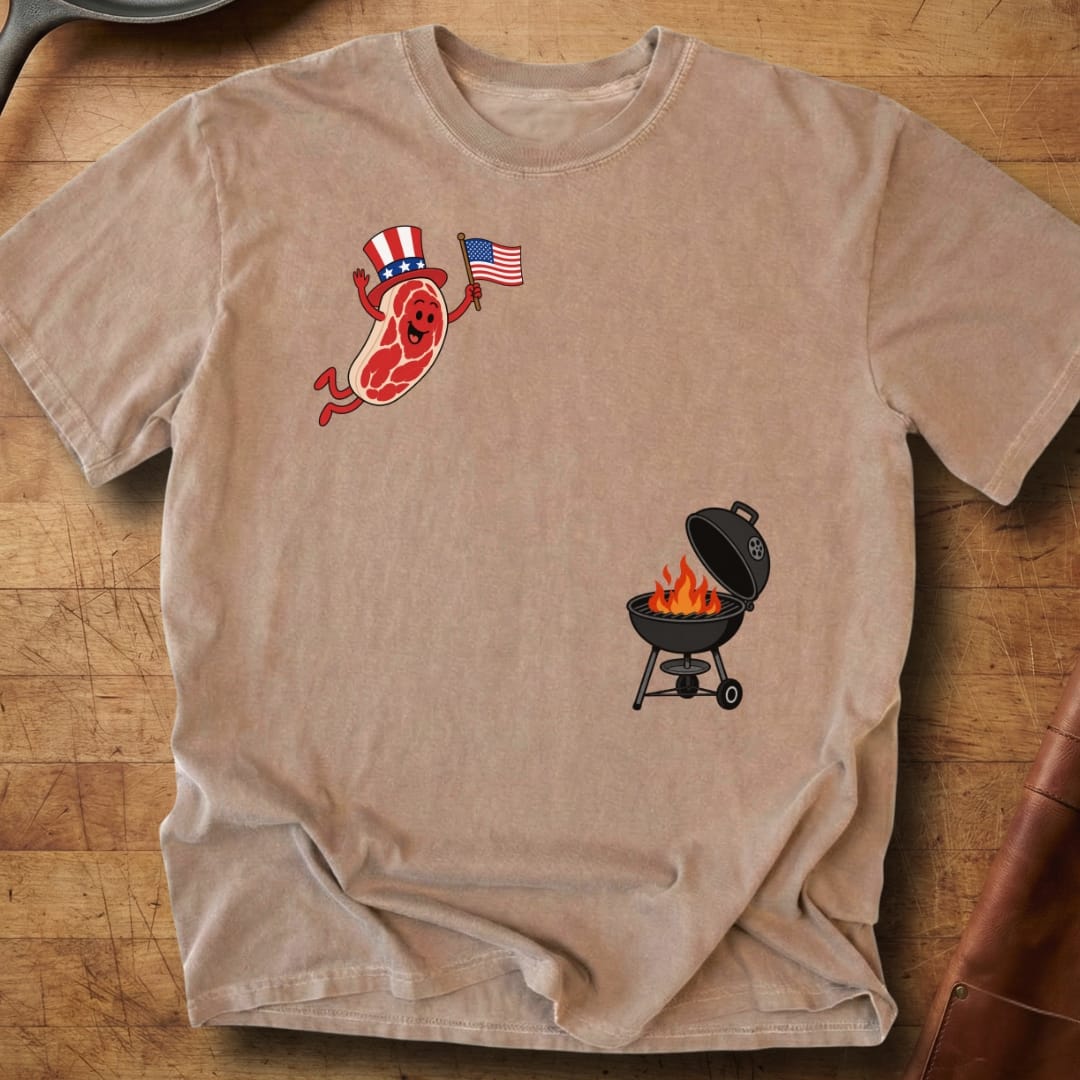 Steak Freedom Dive — Premium Tee