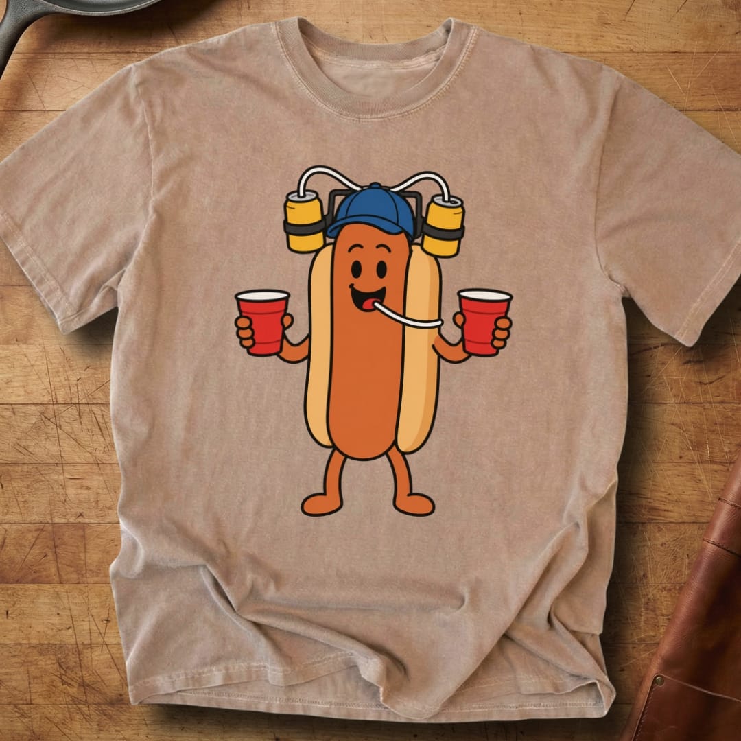 Hotdog Here to Party — Premium Tee