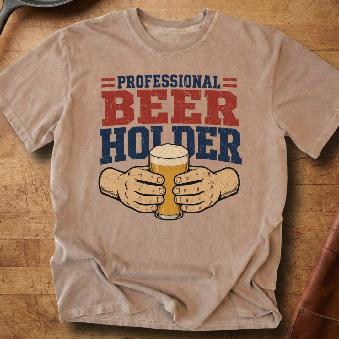Pro Beer Holder — Premium Tee