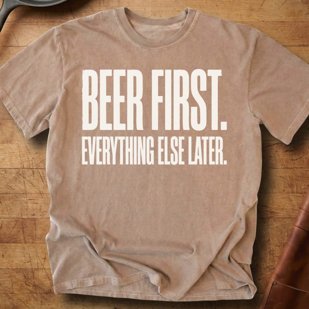 Beer First — Premium Tee