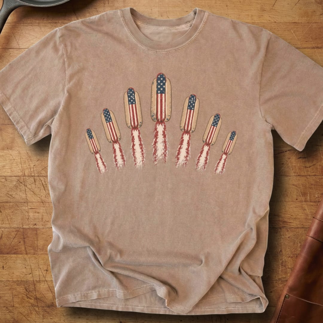 Hotdog Flying V — Premium Tee