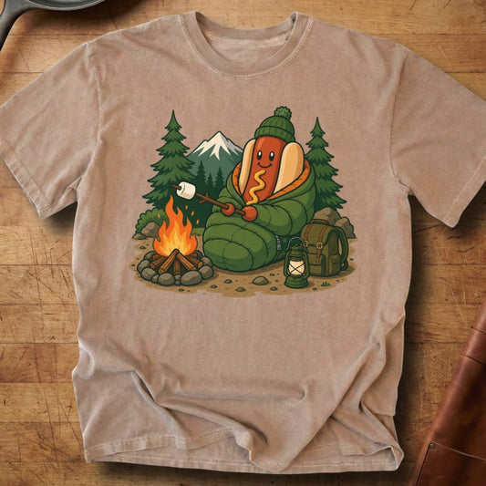 Camping Dog — Premium Tee