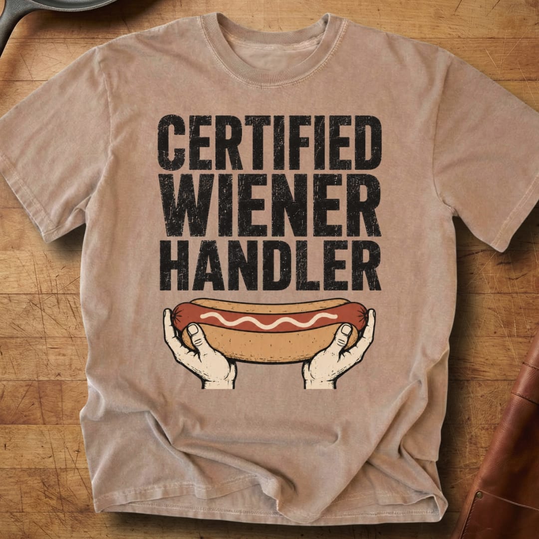 Certified Wiener Handler — Premium Tee
