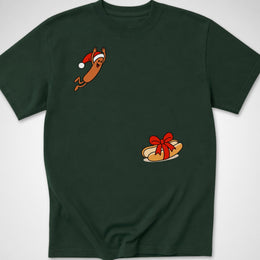 Santa Hotdog Dive — Youth Tee