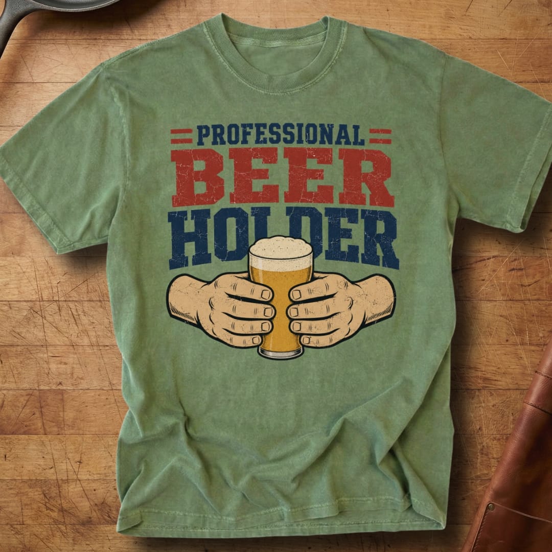 Pro Beer Holder — Premium Tee