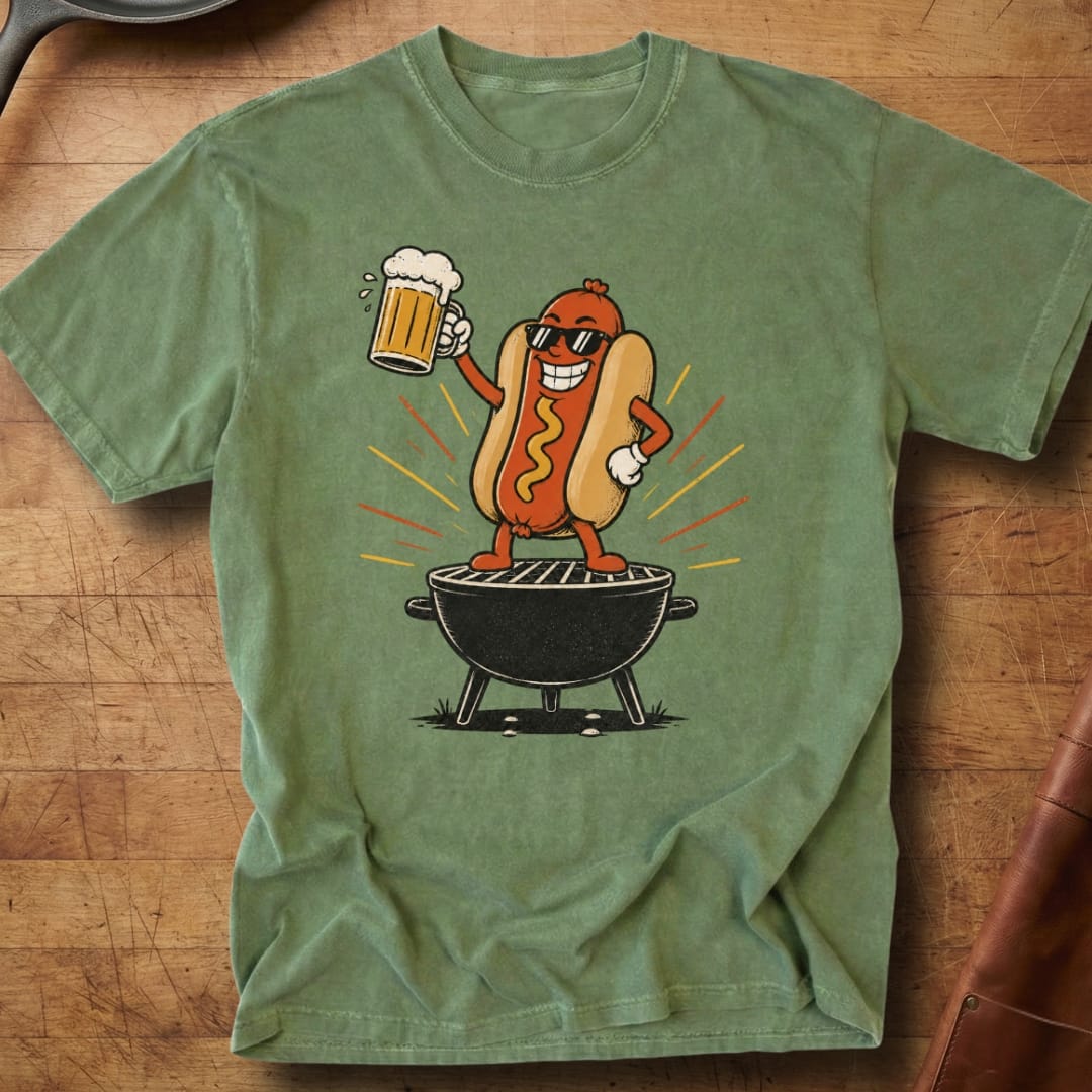 Raise 'Em Up Dog — Premium Tee