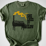 She Likes It Slow — Premium Tee
