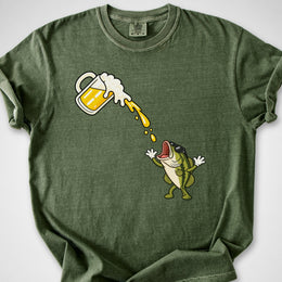 Bass Beer Chug — Premium Tee