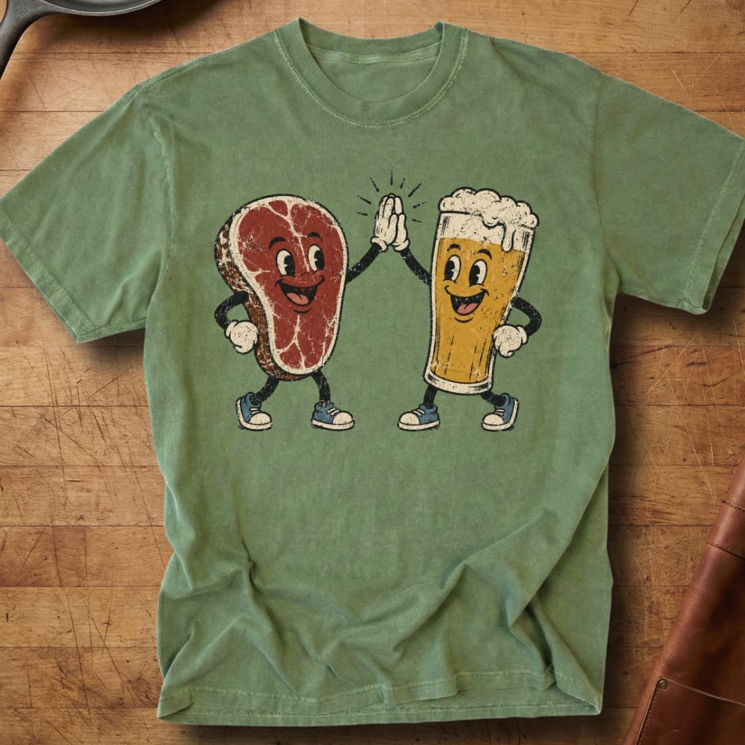 Steak & Suds — Premium Tee