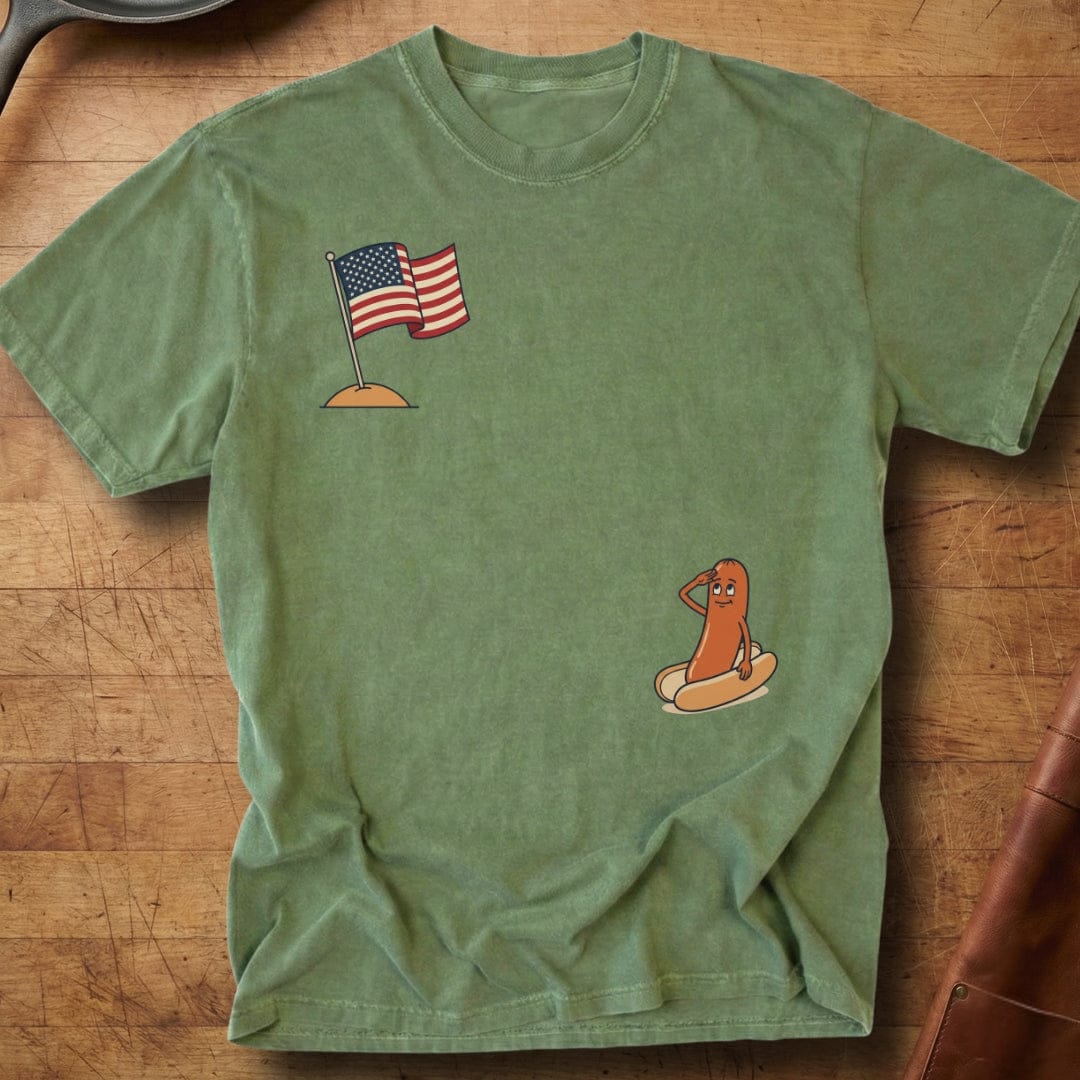 Hotdog Salute — Premium Tee