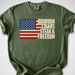 Bourbon & Freedom — Premium Tee