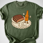 Santa's BBQ Plate — Premium Tee