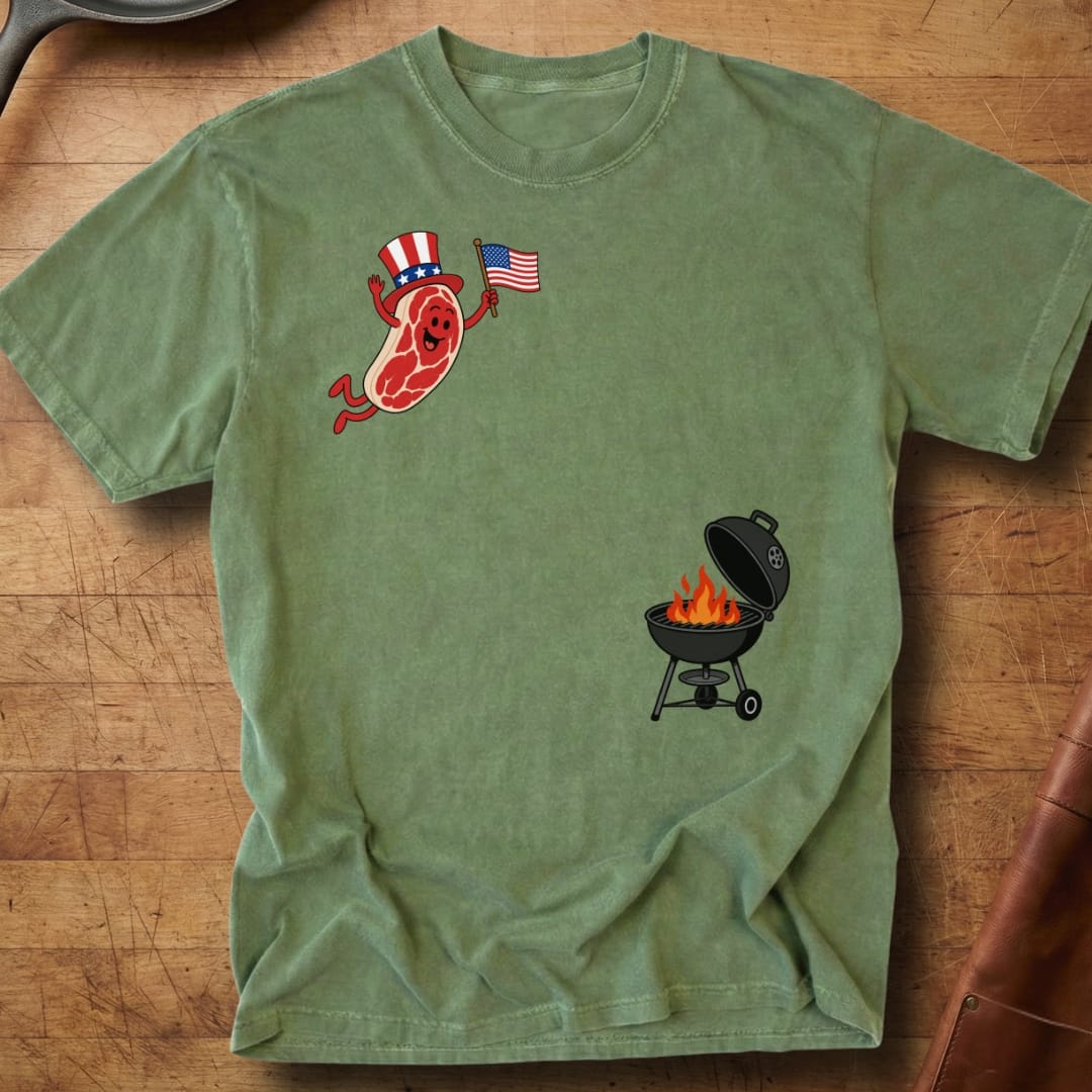 Steak Freedom Dive — Premium Tee