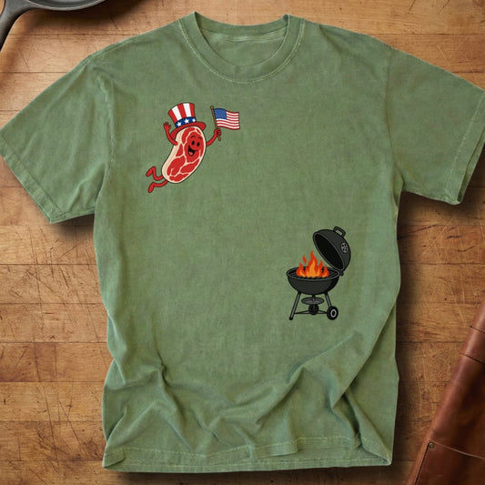 Steak Freedom Dive — Premium Tee