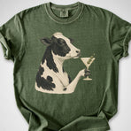 Martini Cow — Premium Tee