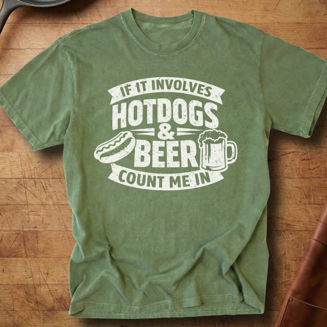 Hotdogs, Beer, I'm In — Premium Tee