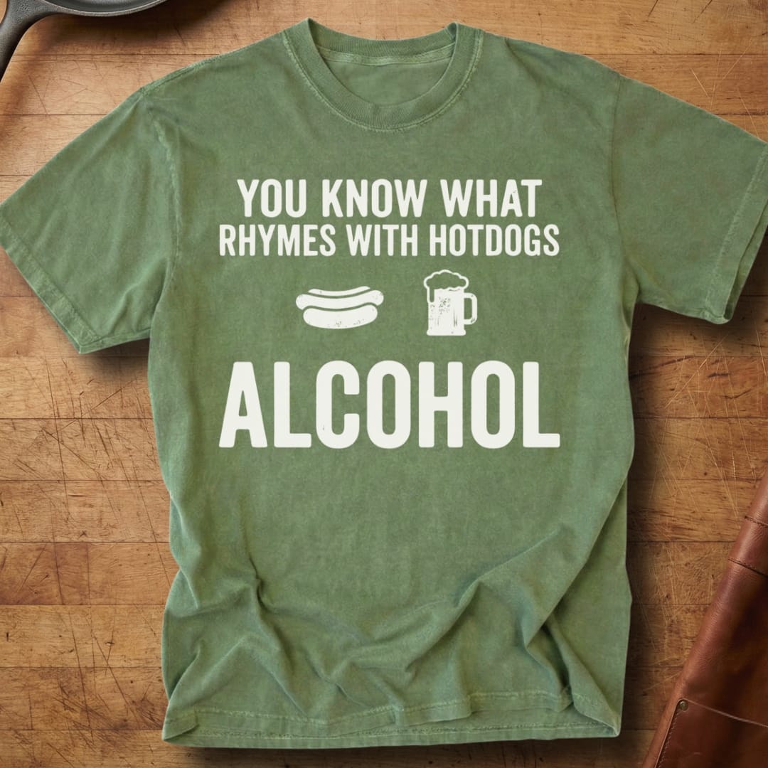 Hotdog Rhyme — Premium Tee