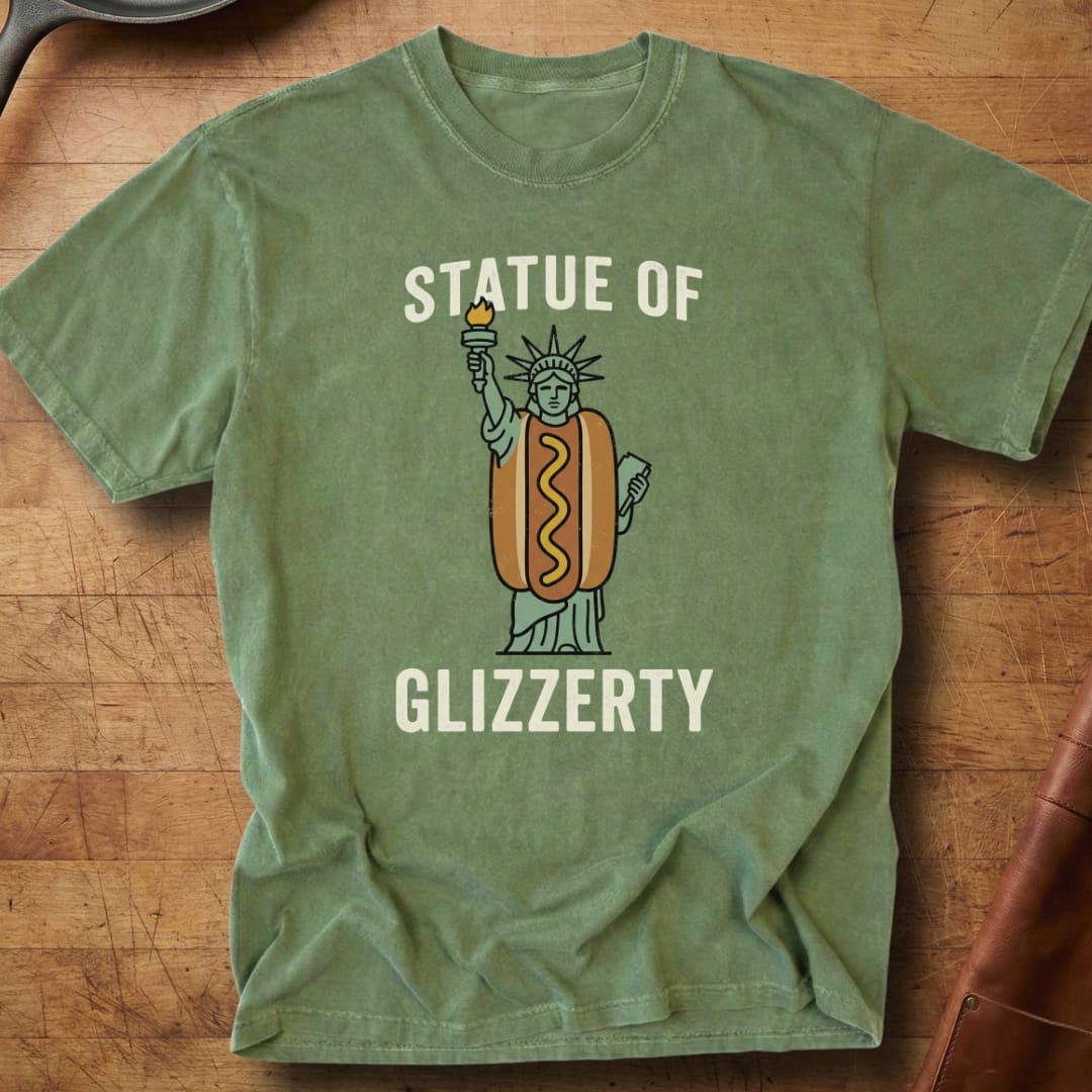 Statue of Glizzerty — Premium Tee