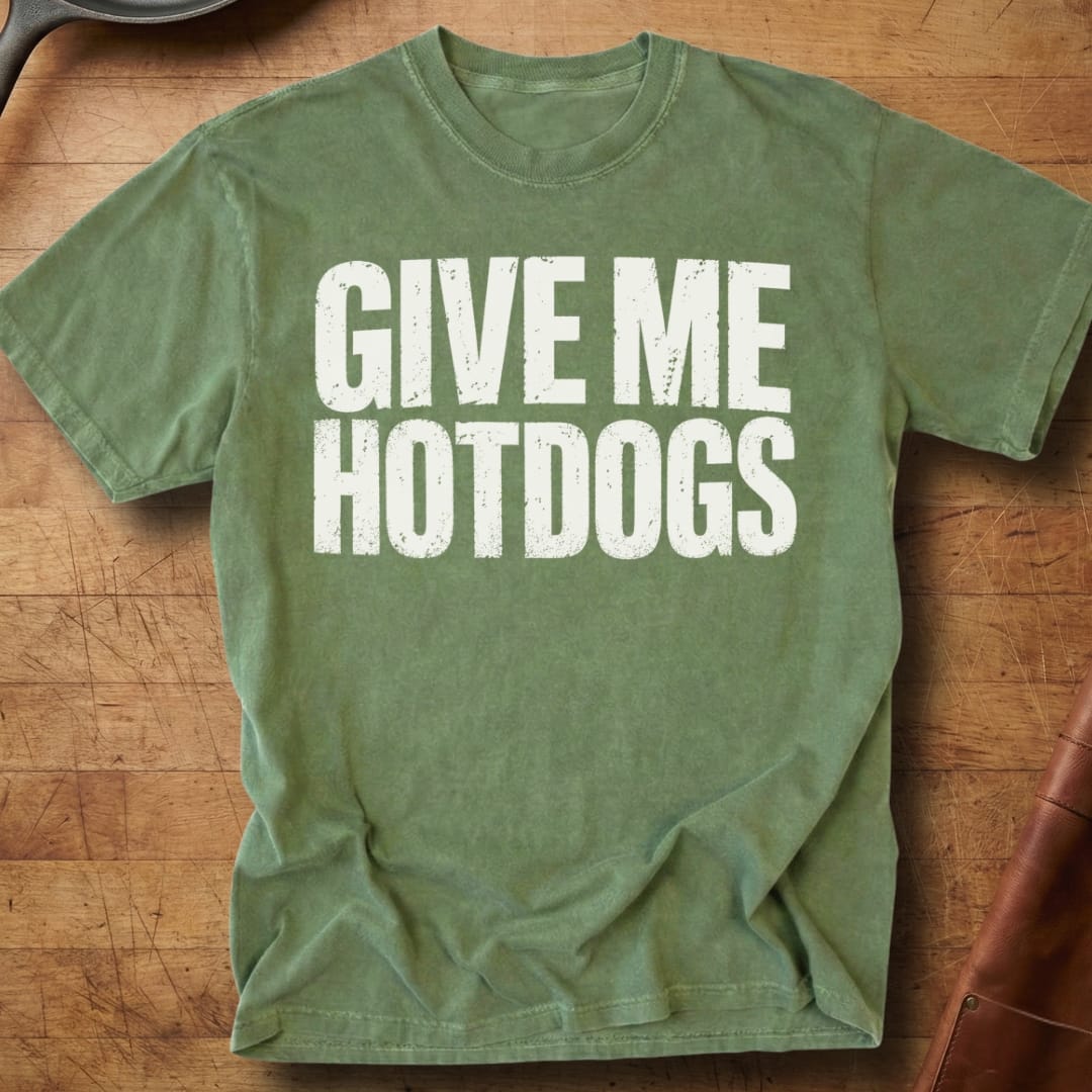 Give Me Hotdogs — Premium Tee