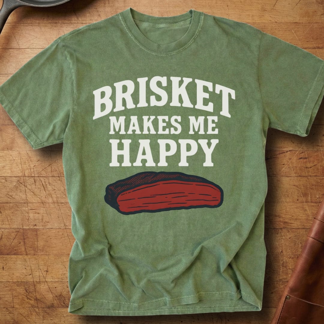 Brisket Makes Me Happy — Premium Tee