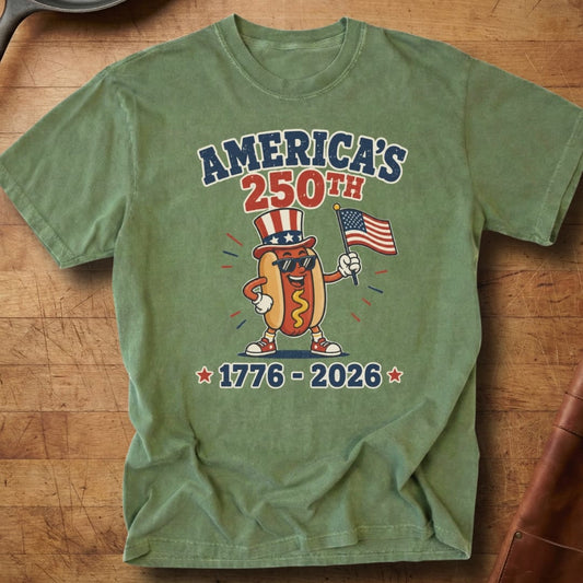 Hotdog Shades 250 — Premium Tee