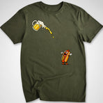 Hotdog Beer Chug T-Shirt