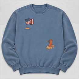 Hotdog Salute Sweatshirt