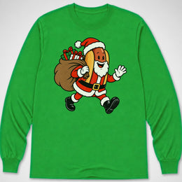 Hotdog Santa — Long Sleeve Tee