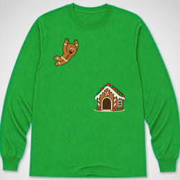 Gingerbread House Dive — Long Sleeve Tee