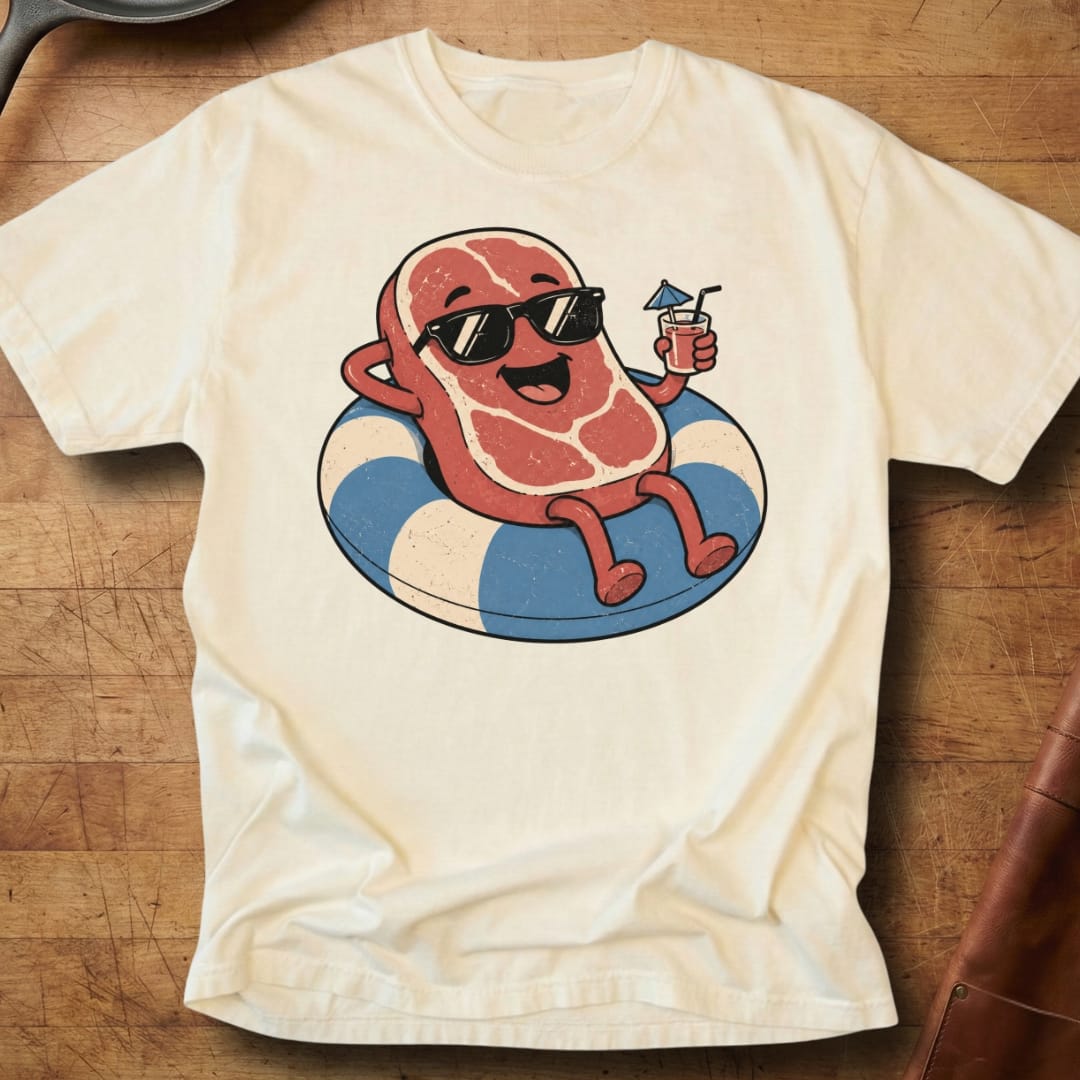 Steak Float — Premium Tee