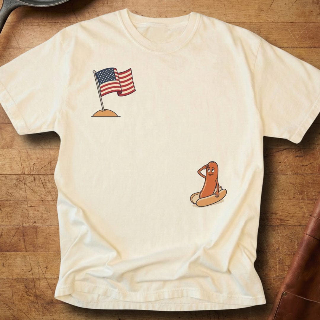Hotdog Salute — Premium Tee
