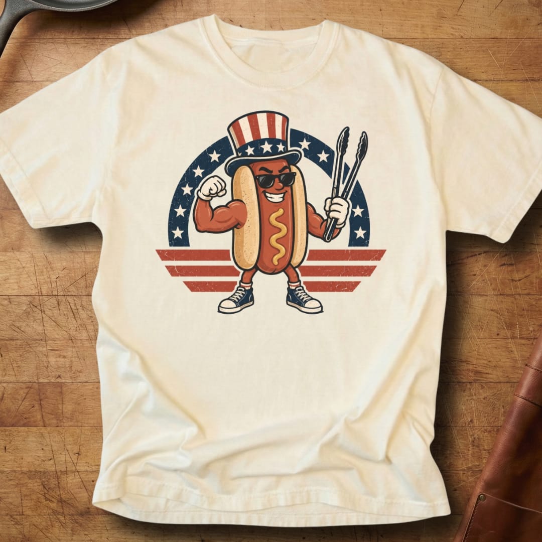 Flexin' Dog — Premium Tee