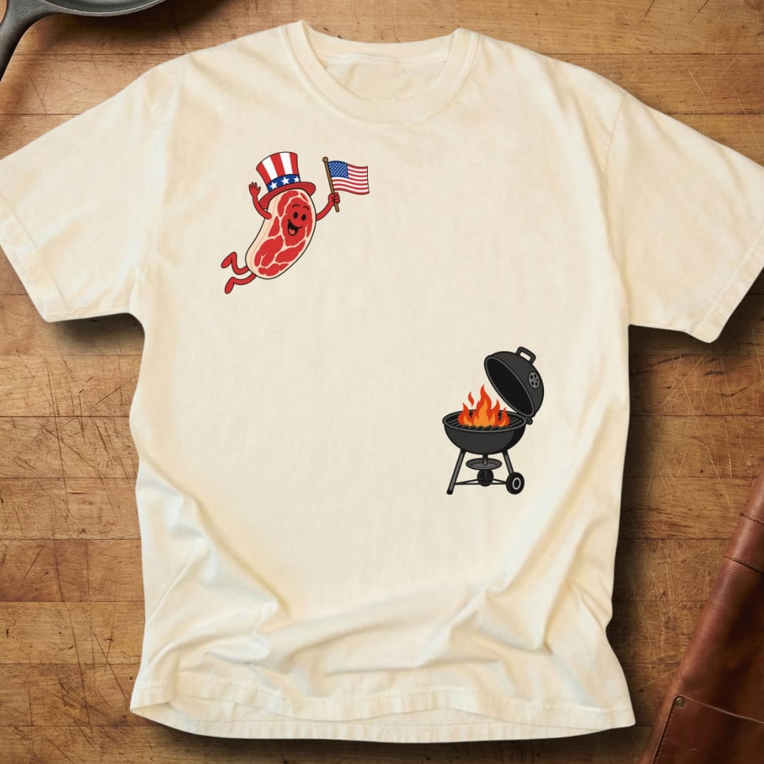 Steak Freedom Dive — Premium Tee