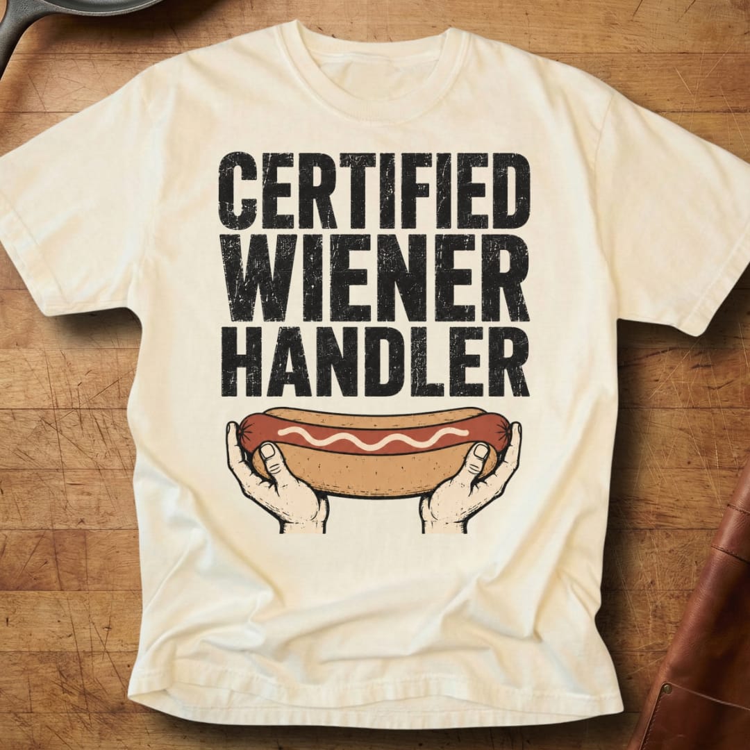 Certified Wiener Handler — Premium Tee