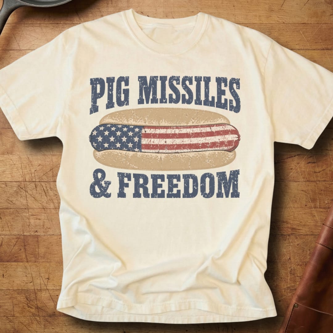 Pig Missiles & Freedom — Premium Tee