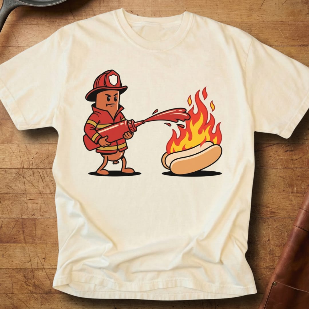 Firefighter Hotdog — Premium Tee